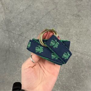 Vintage 70s 80s frog graphic belt
